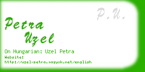 petra uzel business card